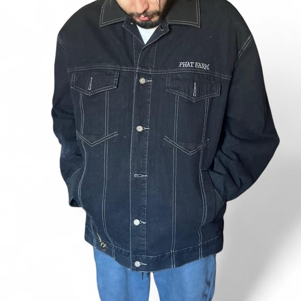 VTG 00’s / Y2K Phat Farm Denim Mens Jacket